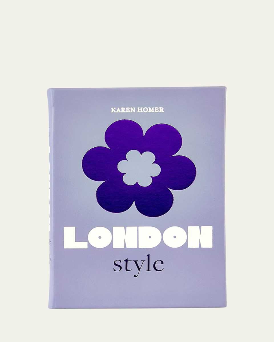 "Little Book of London Style" Leather-Bound Book by Karen Homer
